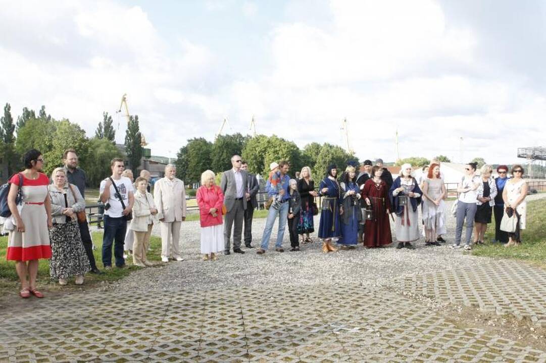 Klaipėdos jubiliejui – iškilminga vėliavos pakėlimo ceremonija
