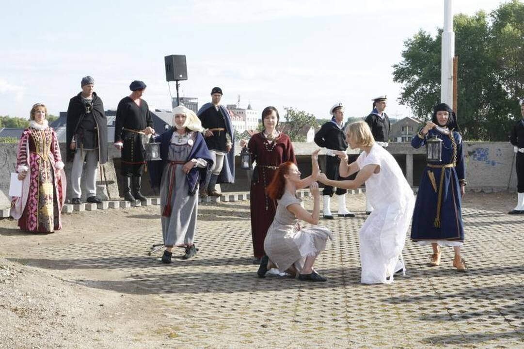 Klaipėdos jubiliejui – iškilminga vėliavos pakėlimo ceremonija