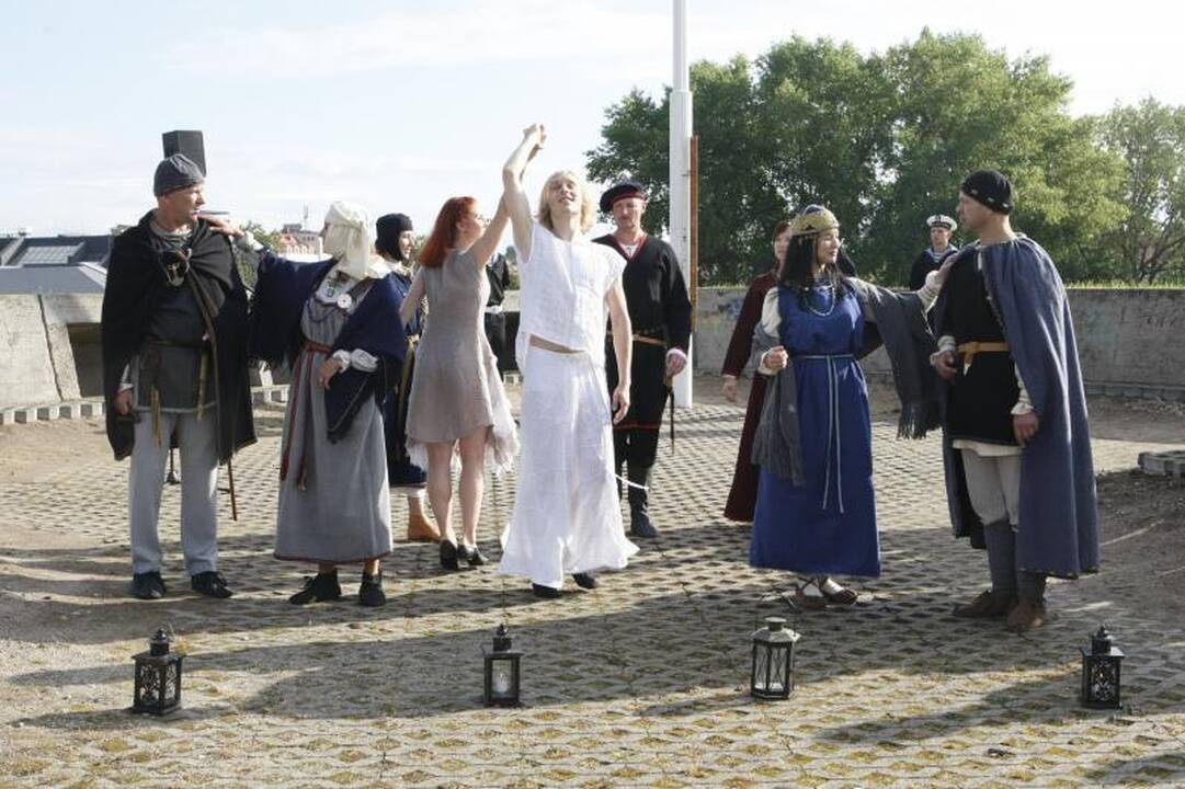 Klaipėdos jubiliejui – iškilminga vėliavos pakėlimo ceremonija