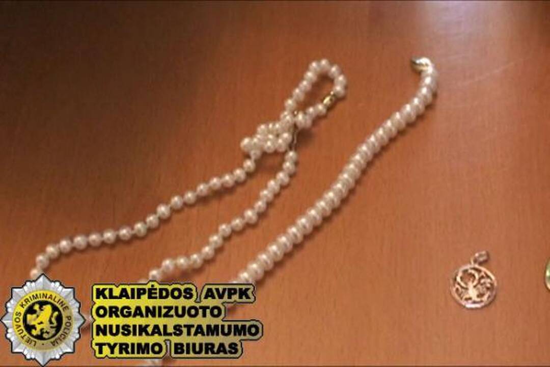 Klaipėdoje išaiškinta papuošalų vagių grupė