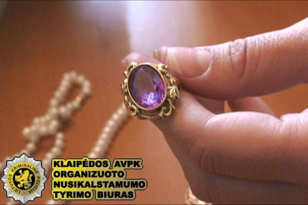 Klaipėdoje išaiškinta papuošalų vagių grupė
