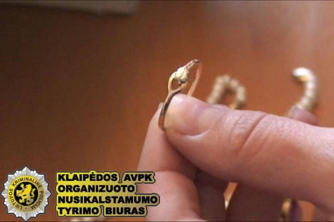 Klaipėdoje išaiškinta papuošalų vagių grupė