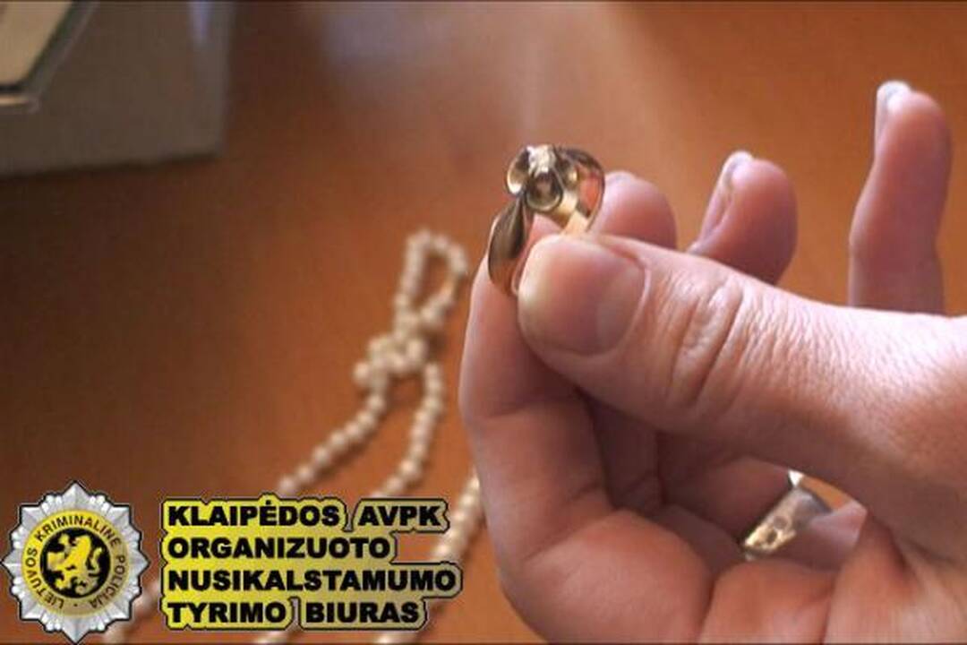 Klaipėdoje išaiškinta papuošalų vagių grupė