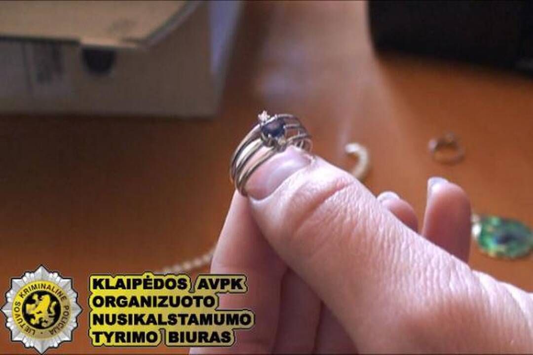 Klaipėdoje išaiškinta papuošalų vagių grupė