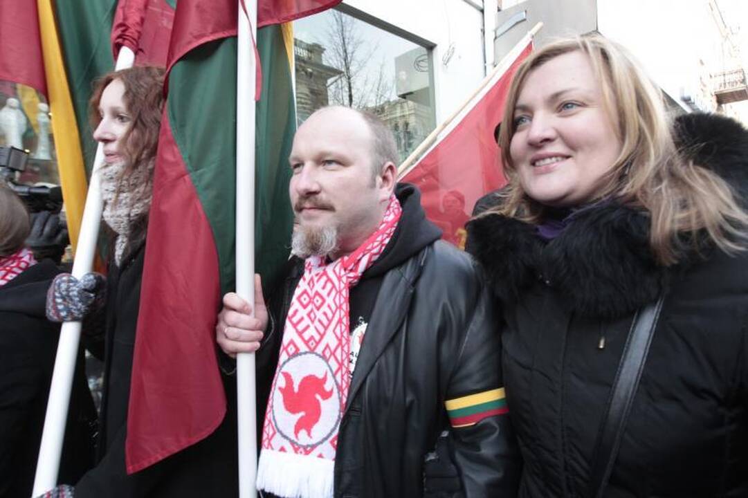 Uždraustoje eisenoje Vilniuje - tūkstančiai nacionalistų