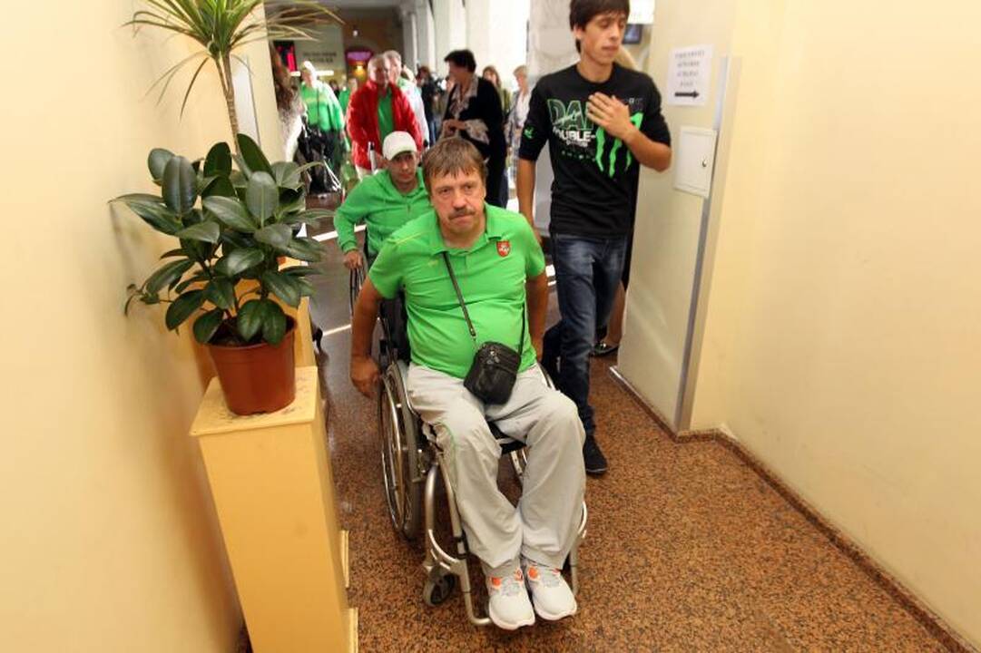 Į Lietuvą sugrįžo   šalies parolimpinė rinktinė