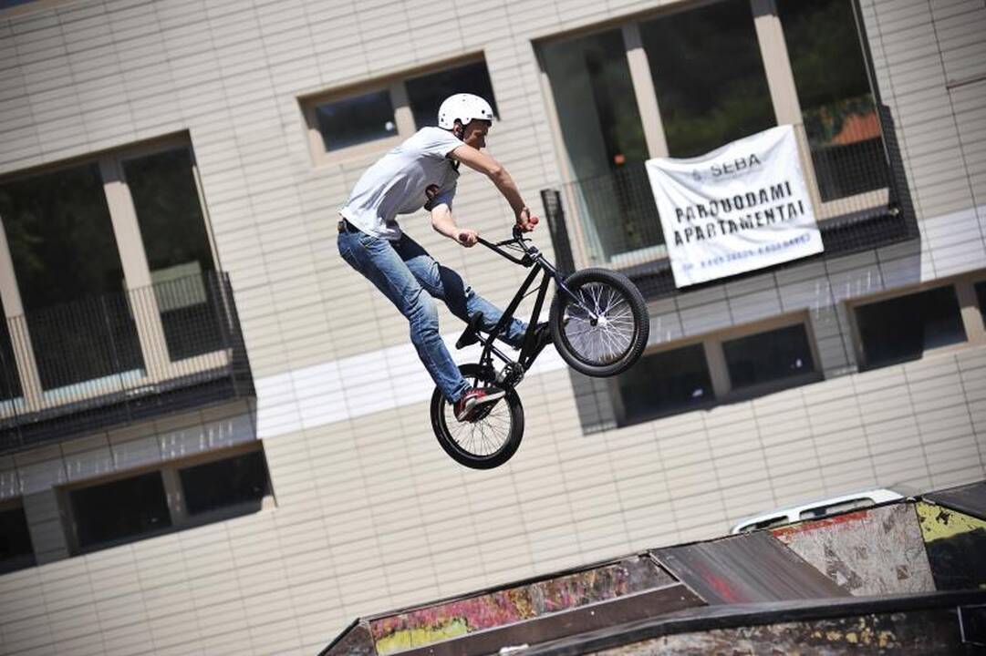 Pramogos Santakos parke jaunimo nesužavėjo