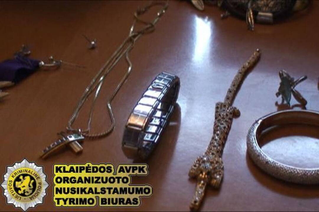 Klaipėdoje išaiškinta papuošalų vagių grupė