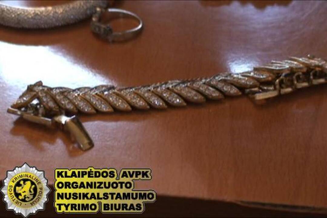 Klaipėdoje išaiškinta papuošalų vagių grupė