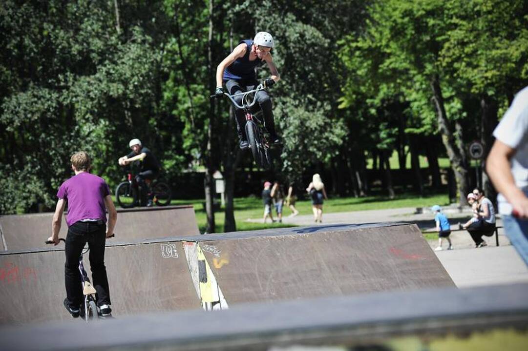 Pramogos Santakos parke jaunimo nesužavėjo