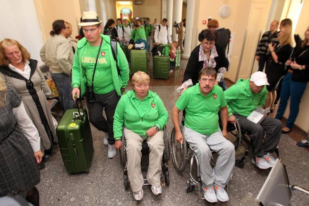 Į Lietuvą sugrįžo   šalies parolimpinė rinktinė
