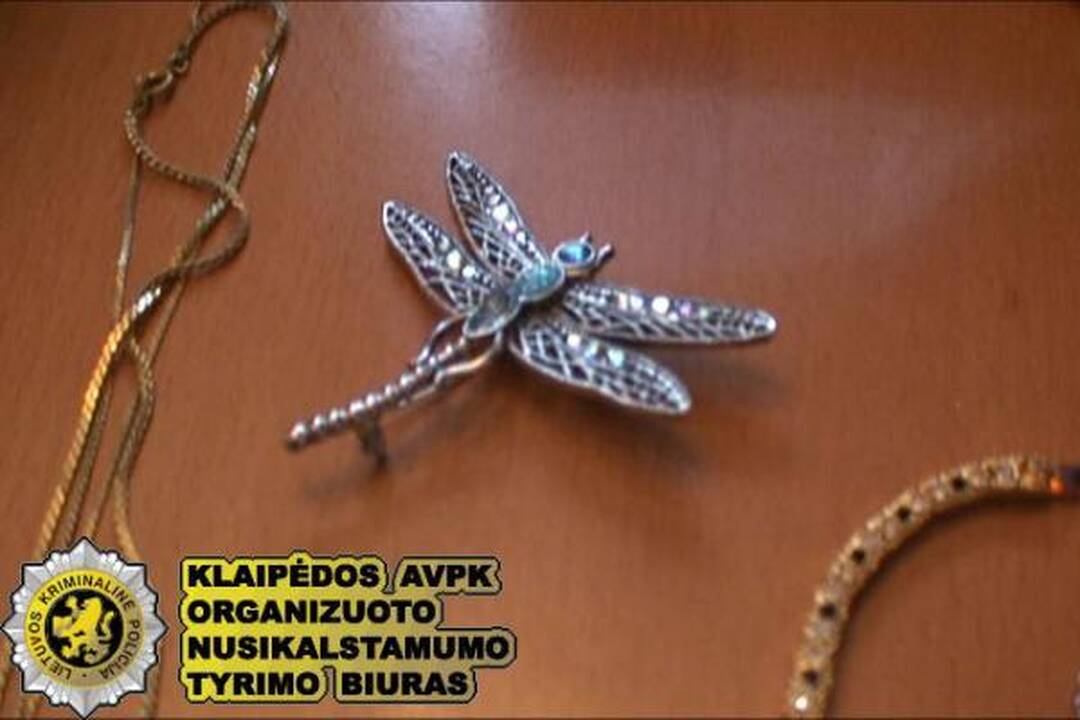 Klaipėdoje išaiškinta papuošalų vagių grupė