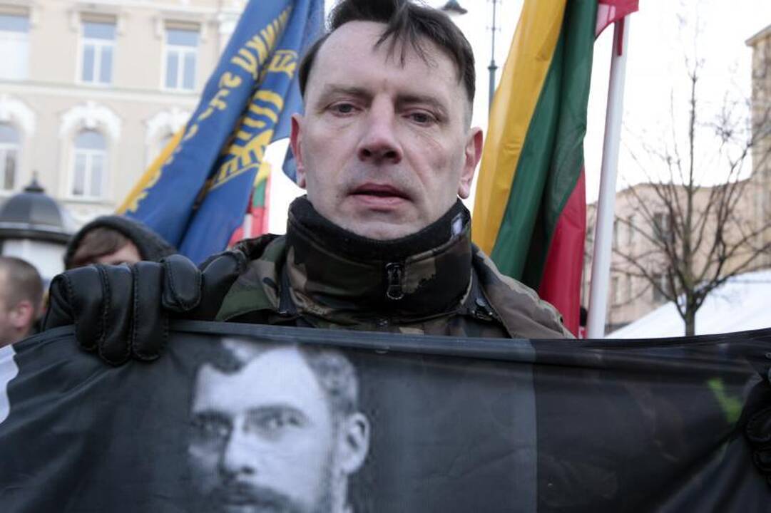 Uždraustoje eisenoje Vilniuje - tūkstančiai nacionalistų