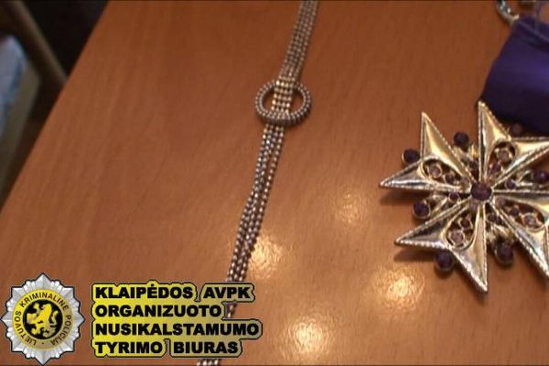 Klaipėdoje išaiškinta papuošalų vagių grupė
