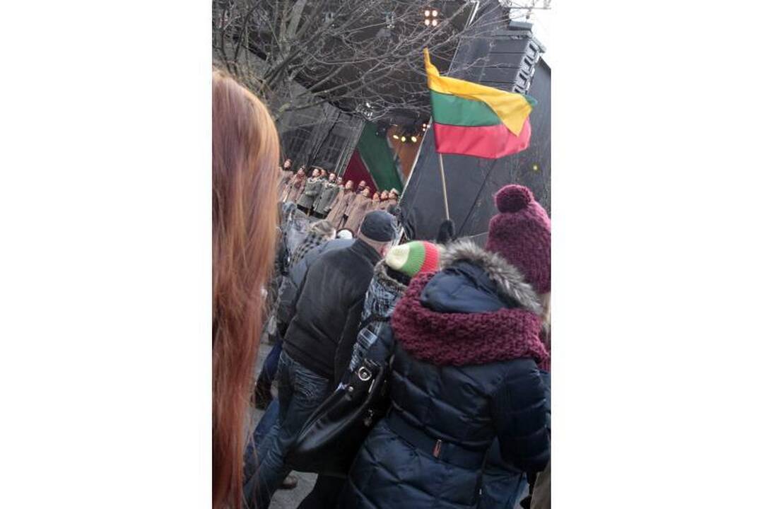 Uždraustoje eisenoje Vilniuje - tūkstančiai nacionalistų