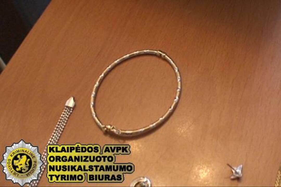 Klaipėdoje išaiškinta papuošalų vagių grupė