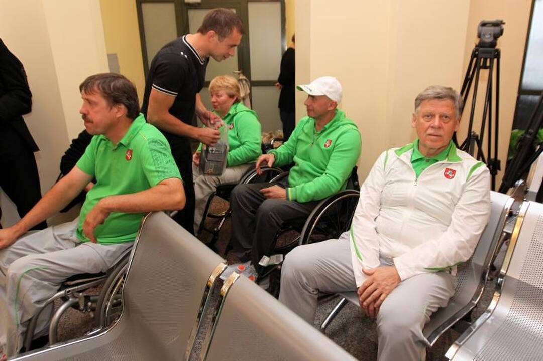 Į Lietuvą sugrįžo   šalies parolimpinė rinktinė