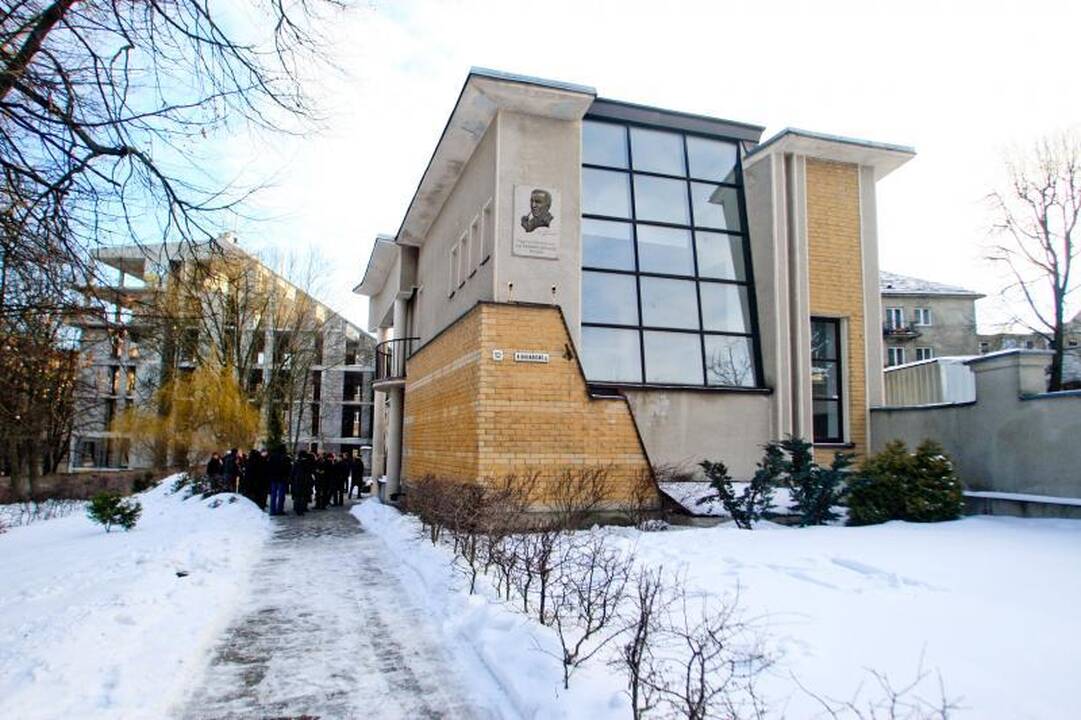 Kazimiero Žoromskio studiją paženklino atminimo lenta