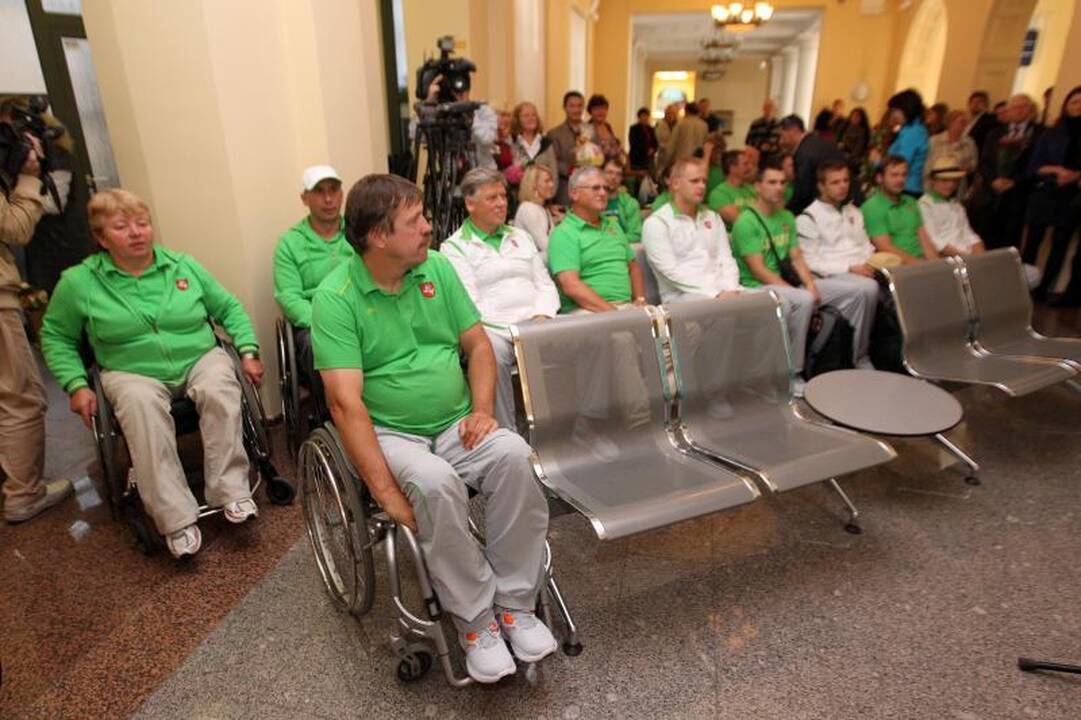 Į Lietuvą sugrįžo   šalies parolimpinė rinktinė
