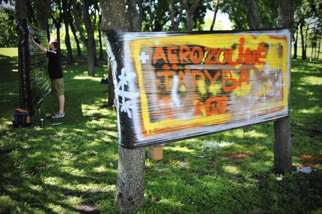 Pramogos Santakos parke jaunimo nesužavėjo