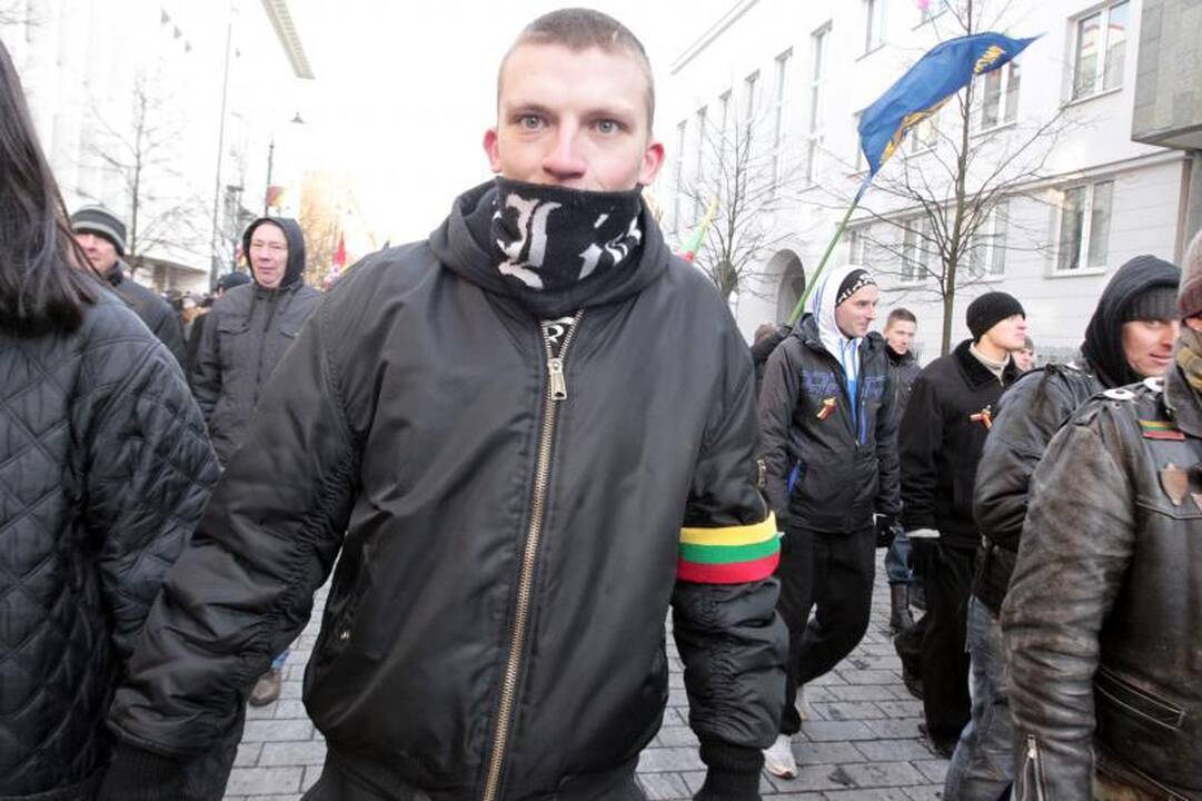 Uždraustoje eisenoje Vilniuje - tūkstančiai nacionalistų