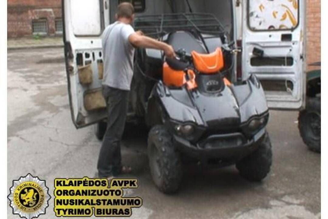Klaipėdoje sustabdyta „žaibiškų" vagių grupuotė