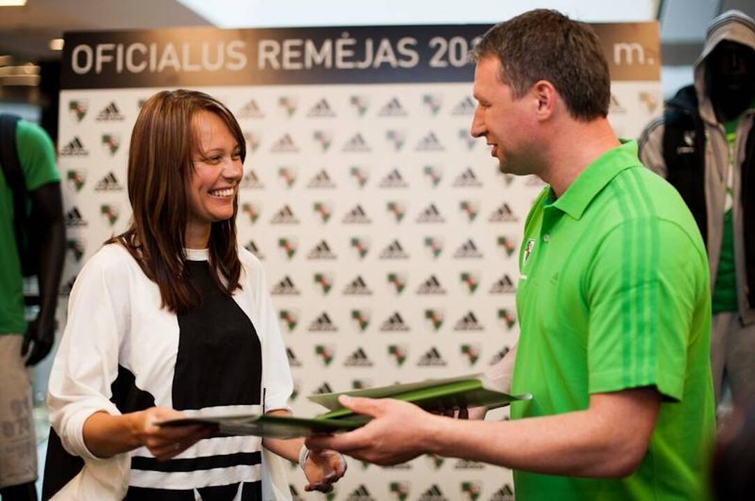 Naujame sezone žalgiriečiai vilkės „Adidas“ aprangą