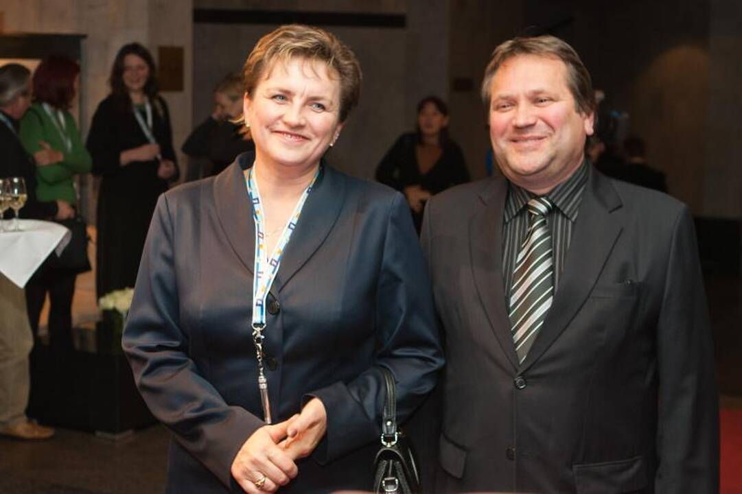 Kauno ponia spindėjo Vilniaus elito vakarėlyje