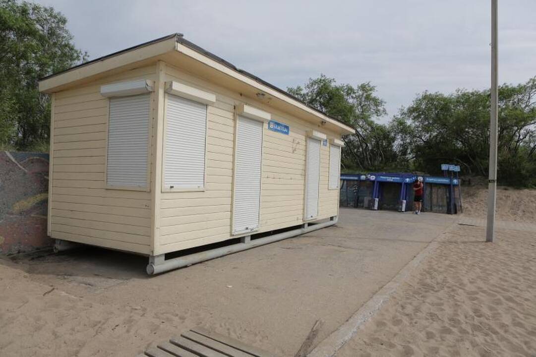 Paruošti paplūdimius vasarai pritrūko laiko