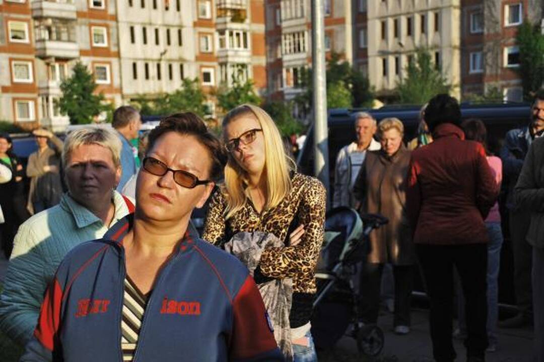 Bendrijos „Bandužiai“ nariai mitingavo dėl pirmininko pašalinimo