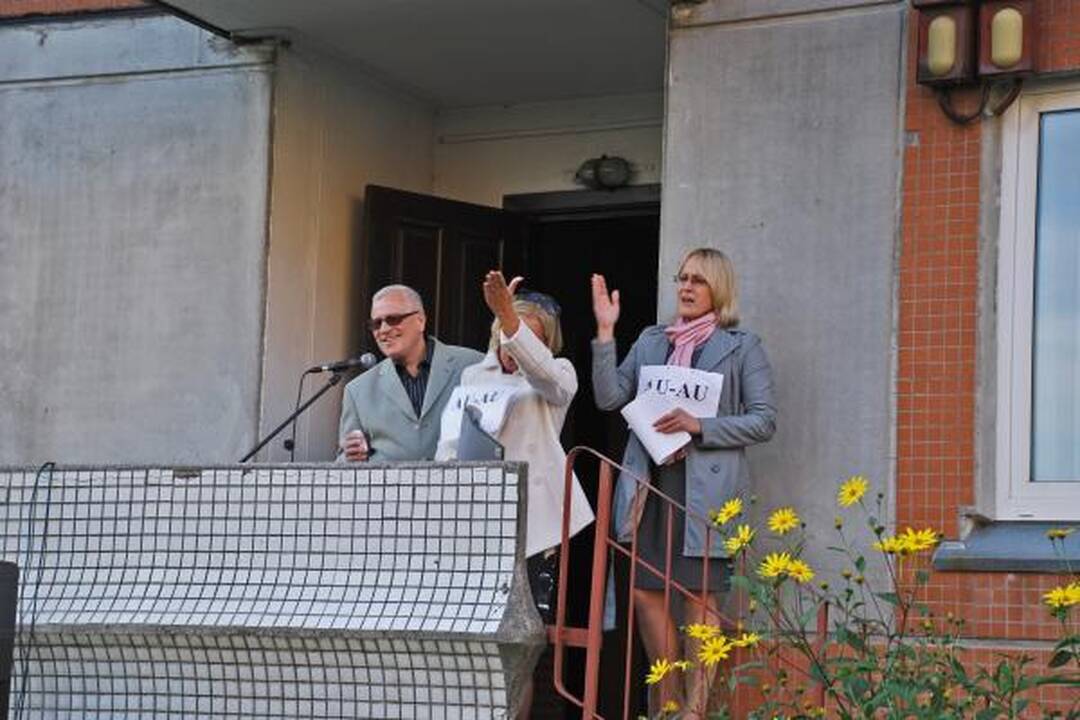Bendrijos „Bandužiai“ nariai mitingavo dėl pirmininko pašalinimo
