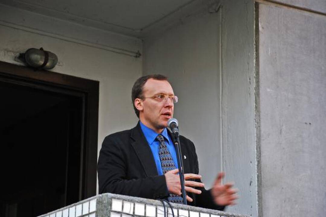 Bendrijos „Bandužiai“ nariai mitingavo dėl pirmininko pašalinimo