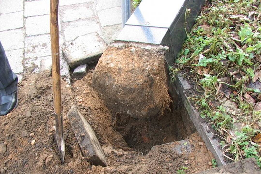 Vairuotojas Klaipėdoje nuvertė stovos skaitiklį