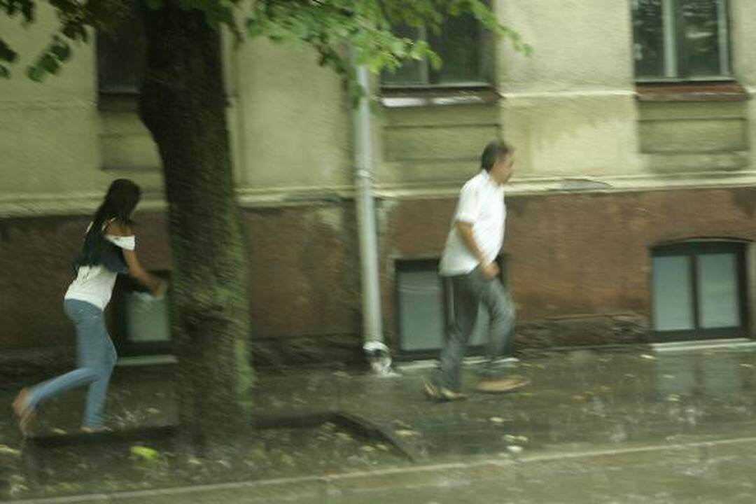 Karštas oras ir staigios liūtys Lietuvoje dažnėja