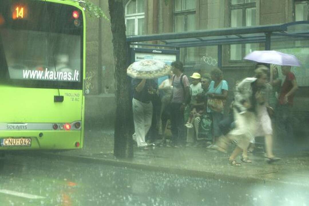 Karštas oras ir staigios liūtys Lietuvoje dažnėja