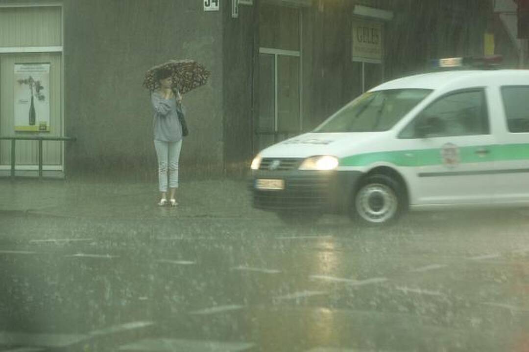 Karštas oras ir staigios liūtys Lietuvoje dažnėja