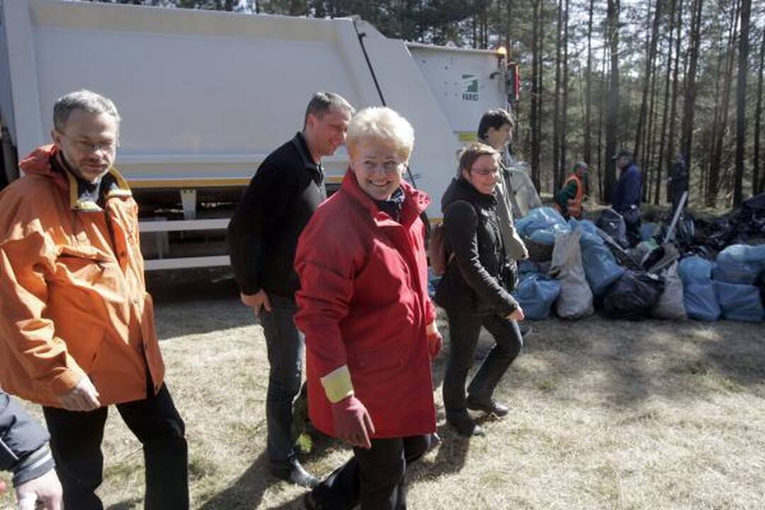 Lietuvos šiukšlynus kuopė ir D.Grybauskaitė