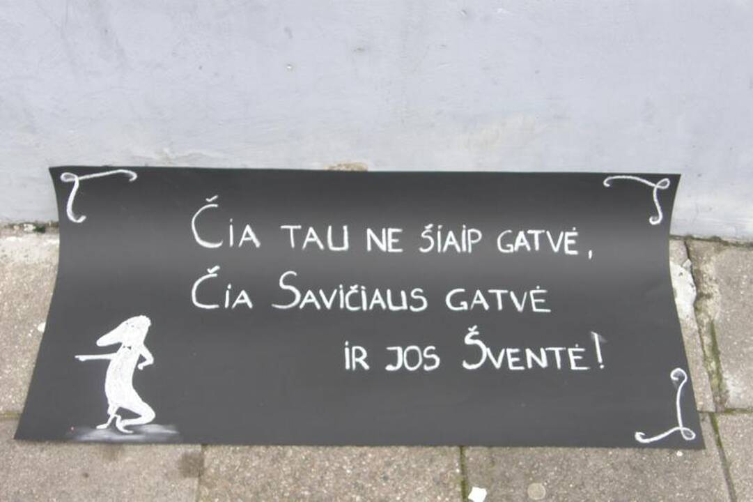 Pirmą kartą Vilniuje surengta Savičiaus gatvės šventė 