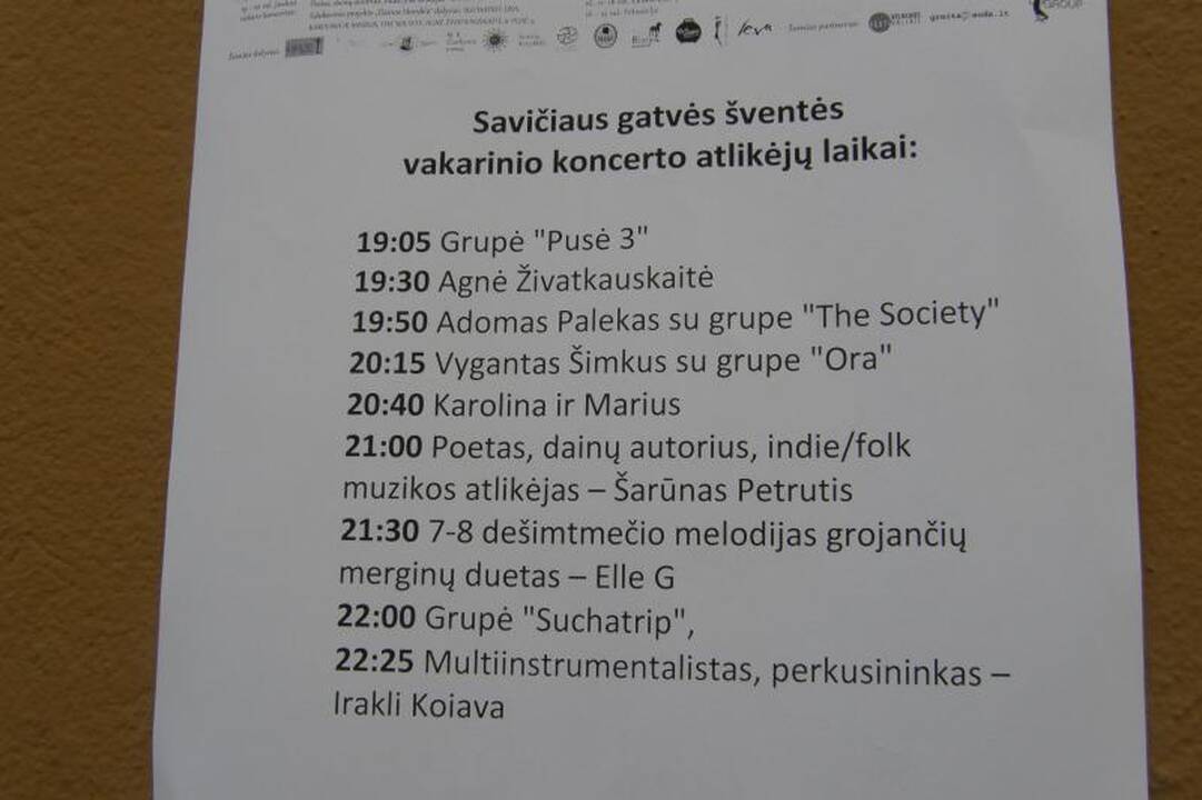 Pirmą kartą Vilniuje surengta Savičiaus gatvės šventė 