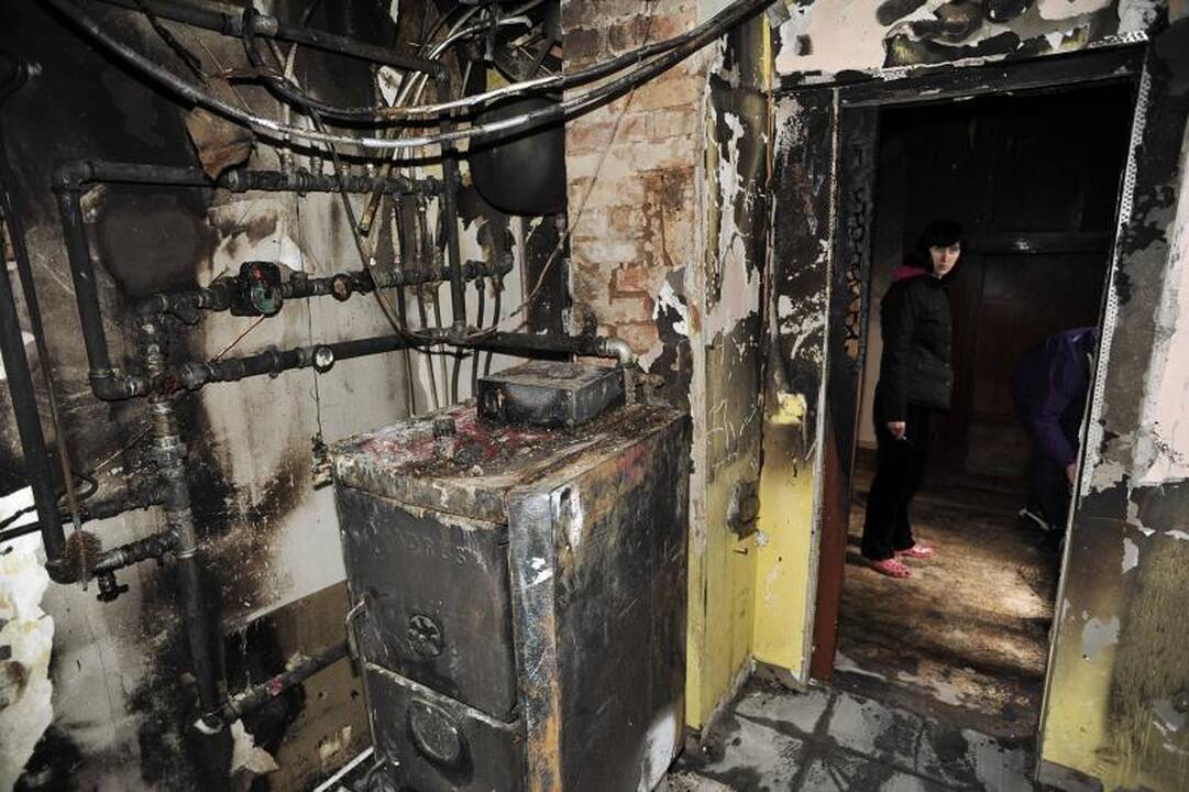 Vasarą pratęsus šildymo sezoną kilo gaisras