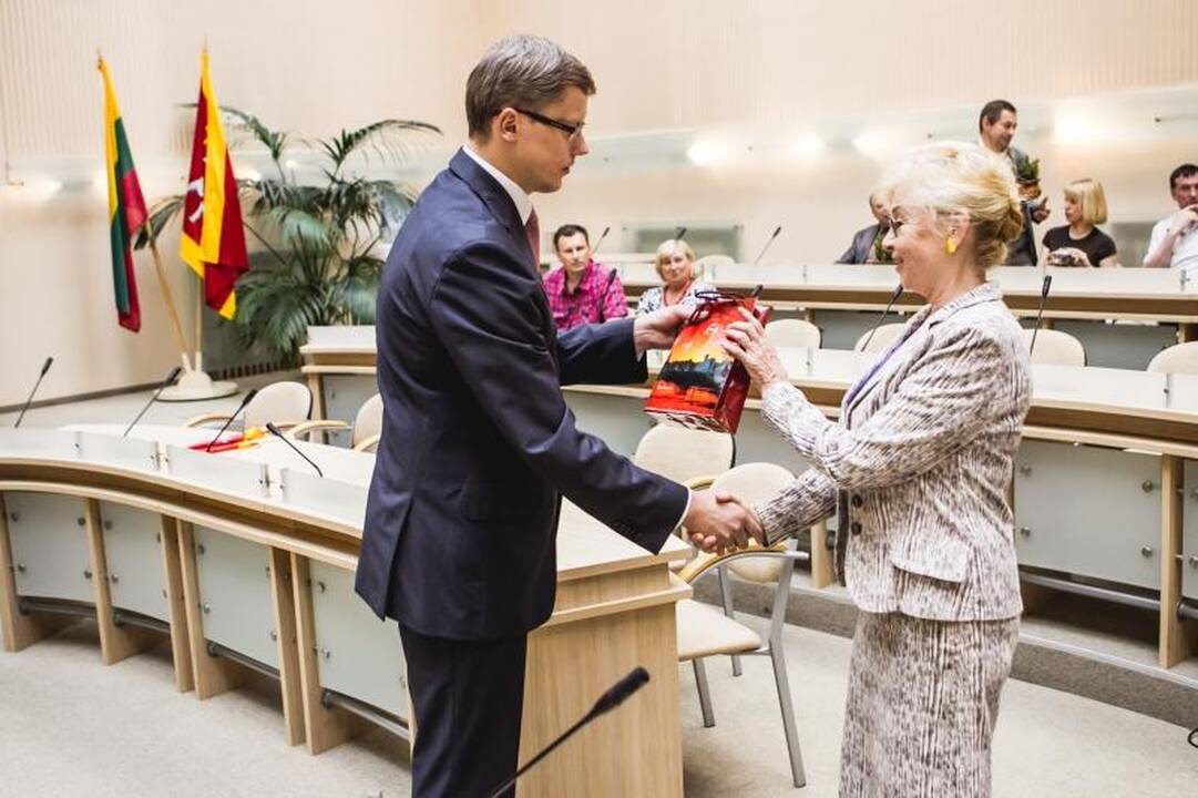 Dovana aktyviausiems kauniečiams – miesto vėliavos
