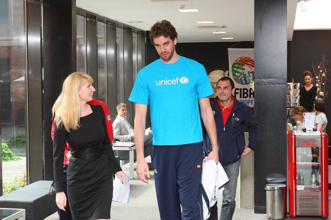 Pau Gasolis Kaune surado laiko ir visuomeninei veiklai