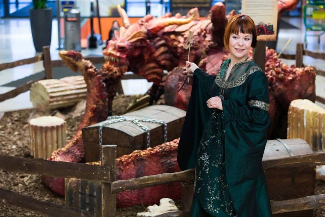 Drakonų parodoje Vilniuje – 500 kilogramų sveriantys drakonai