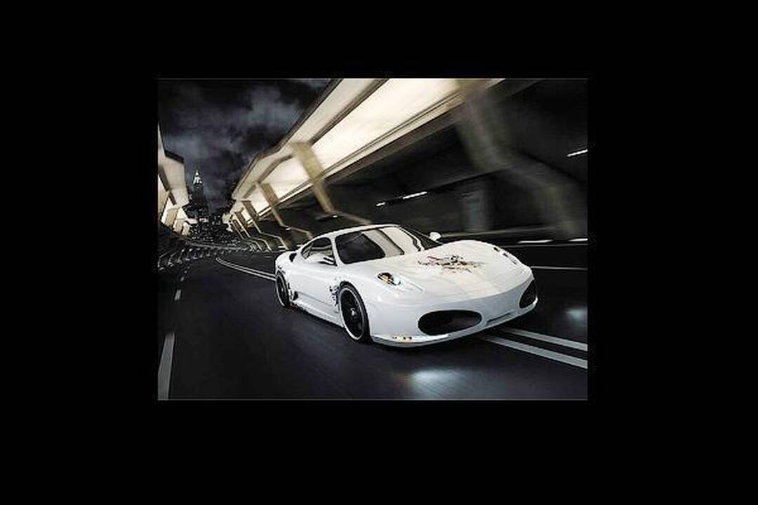 „Ferrari F430“ papuošė kaukolėmis