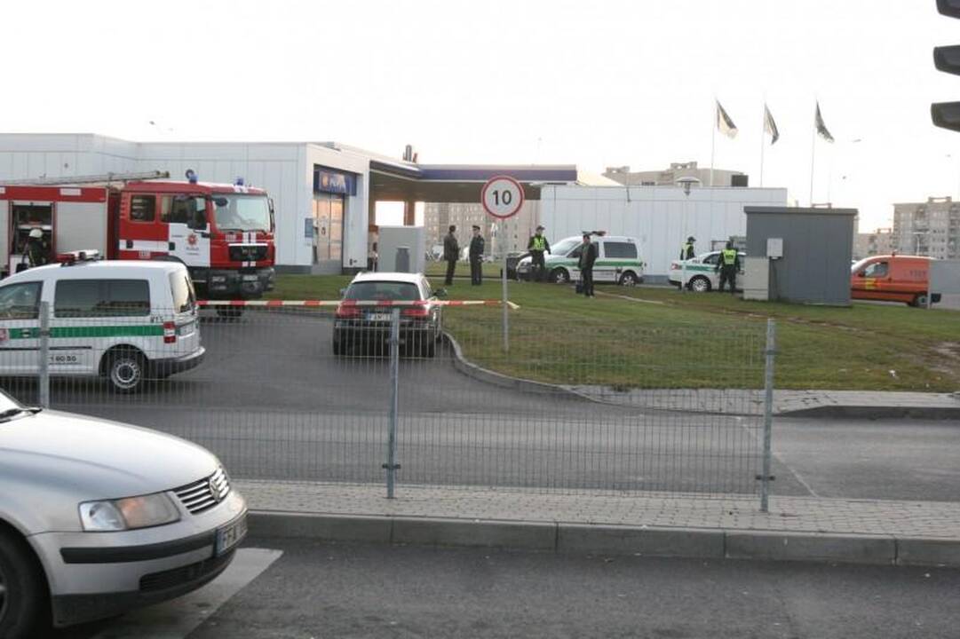 Pagrasinta susprogdinti „Statoil“ degalinę Fabijoniškėse