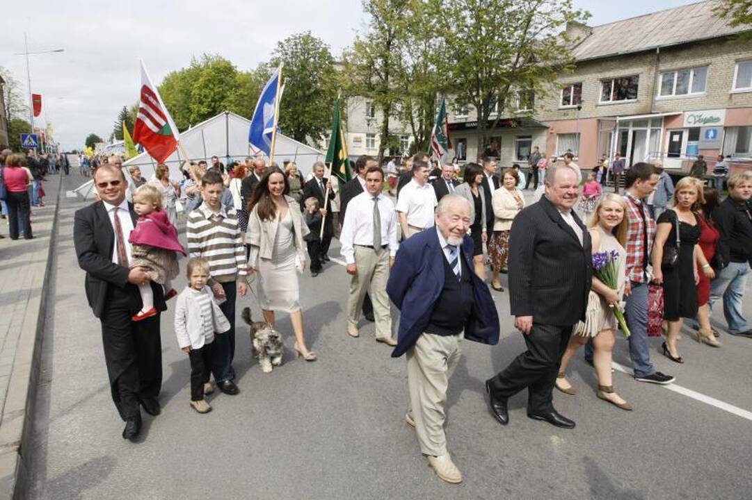 Per Gargždų gimtadienio šventę – mero inauguracija