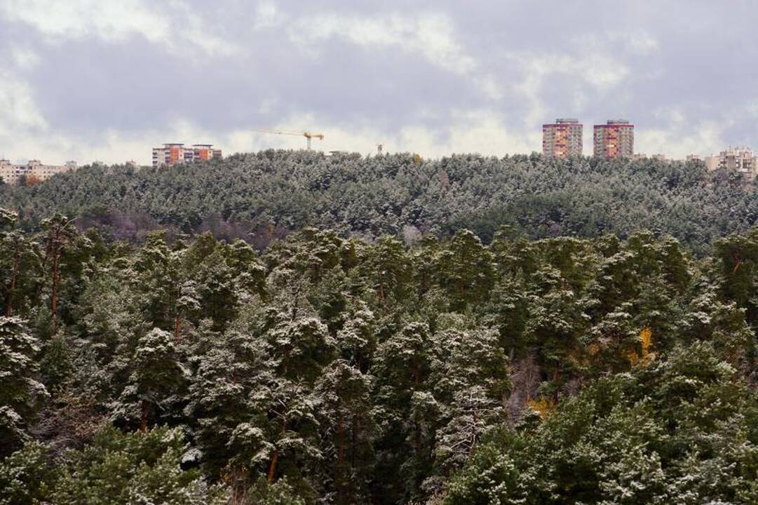 Pirmasis sniegas: vos per tris valandas Vilniuje – 27 avarijos