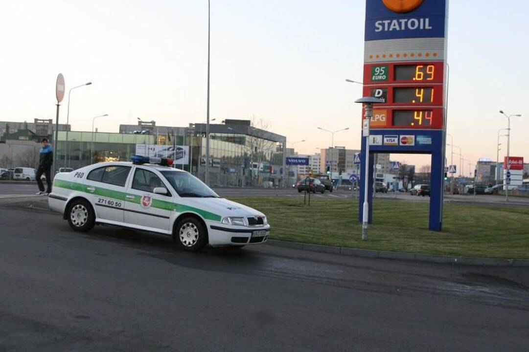 Pagrasinta susprogdinti „Statoil“ degalinę Fabijoniškėse