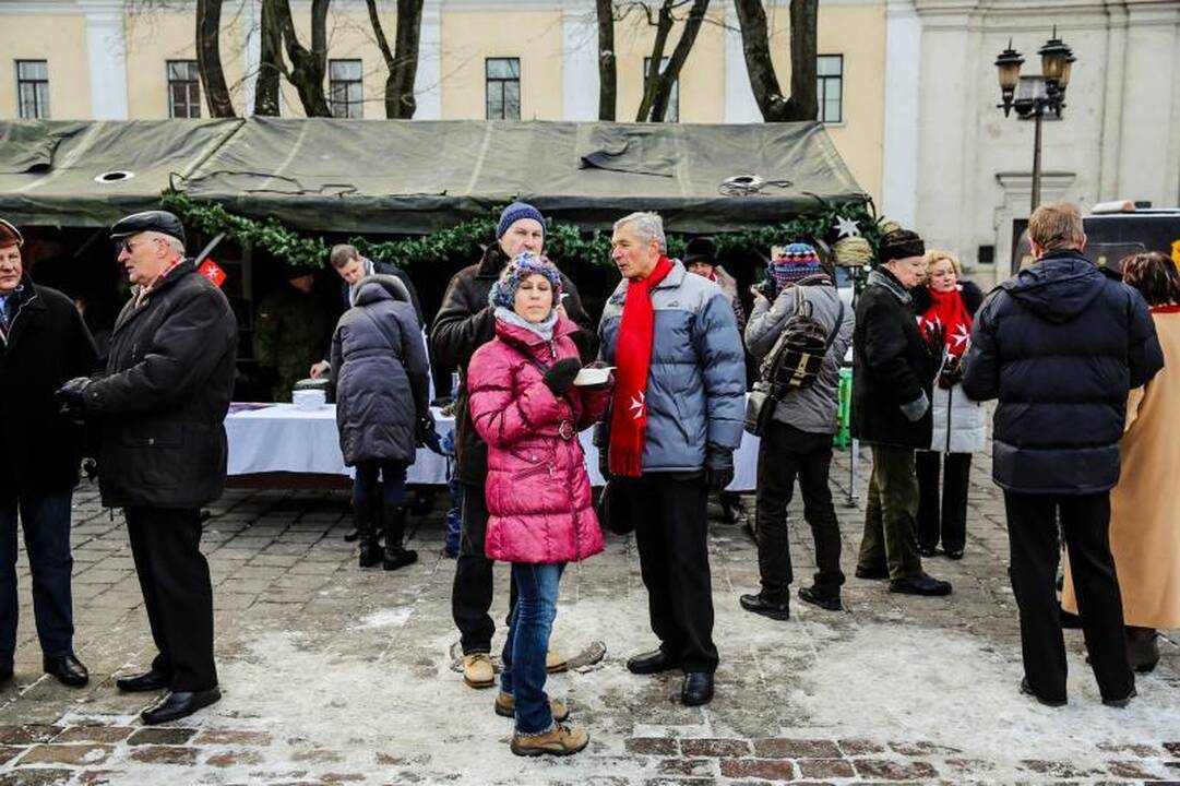 Maltiečiai Kaune vaišino gardžia sriuba 