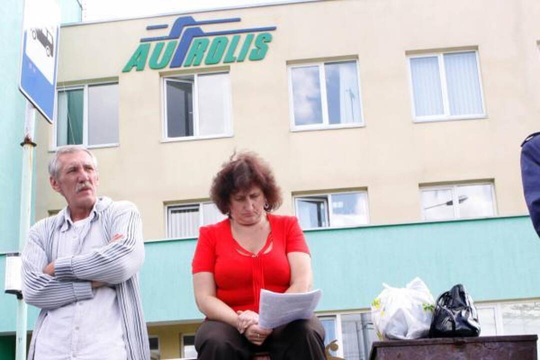 Kaune streikuoja dalis troleibusų vairuotojų